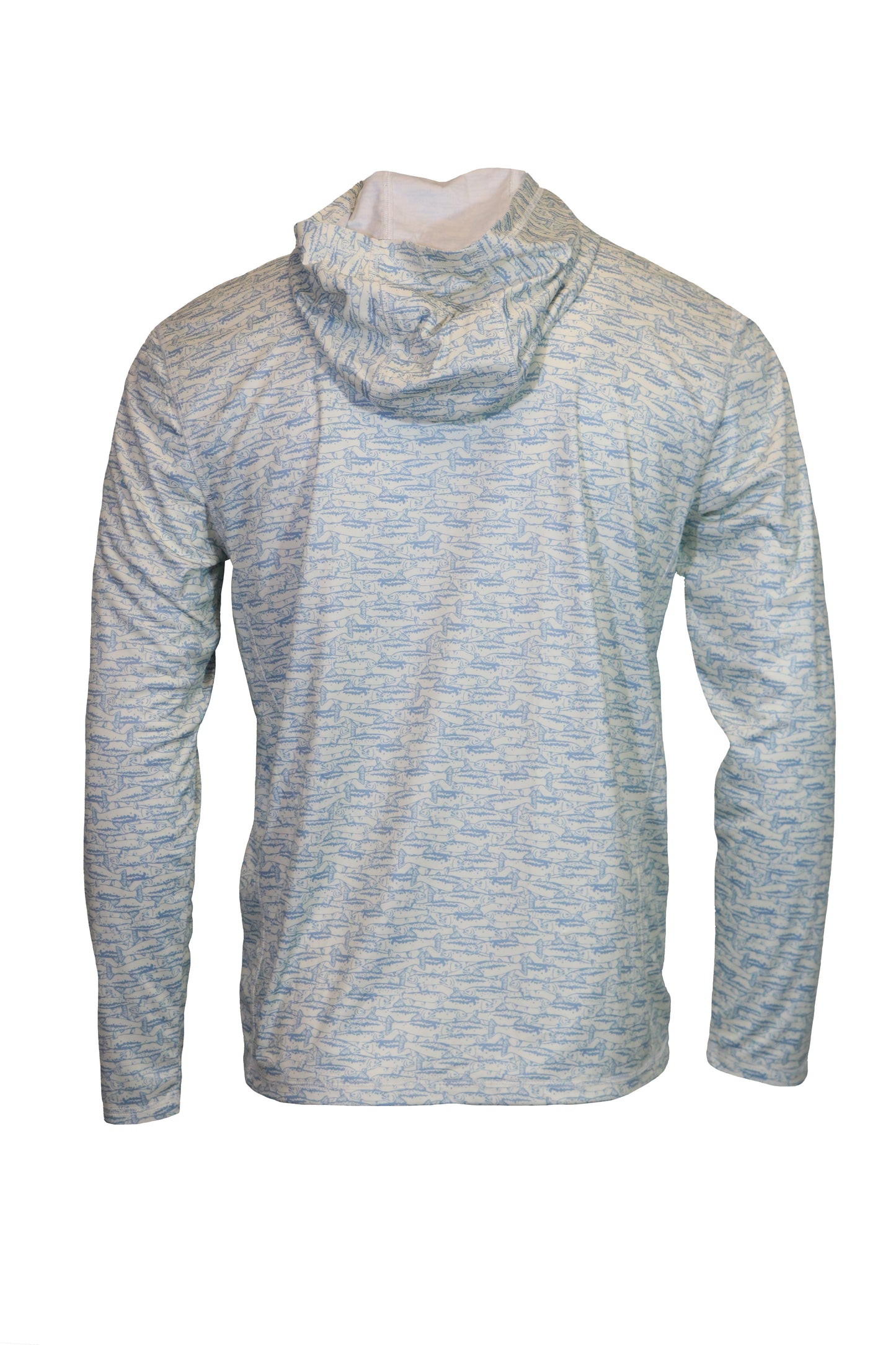 Sun Caster Performance Hoodie "Seamless Fish"