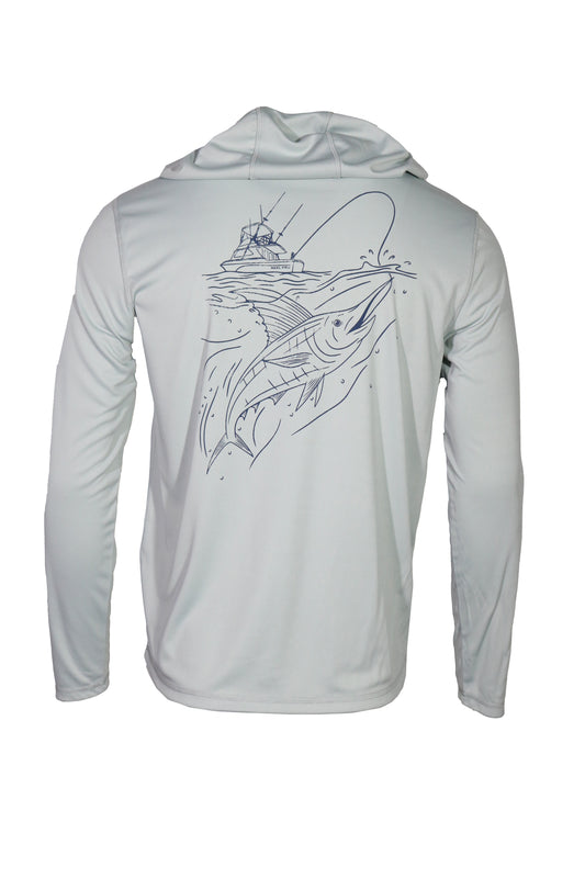 Sun Caster Performance Hoodie "Deep Sea"